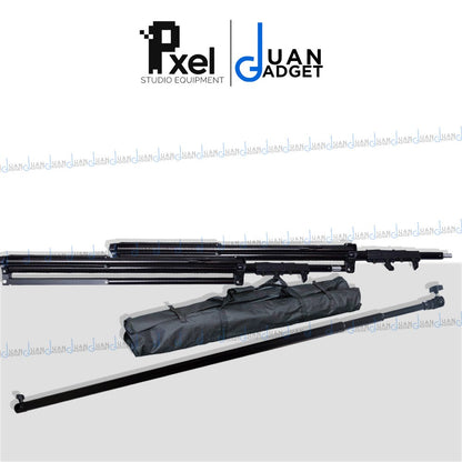 Pxel LS-BD2.8X3 HD Heavy Duty Background Backdrop Muslin Stand 9 x 10 Feet / 2.8M x 3M