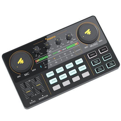 [CLEARANCE] Maono Maonocaster AU-AM200 Portable All-In-One Podcast Production Studio Audio Interface for Livestreaming Gaming Streaming KUMU (AU AM200)