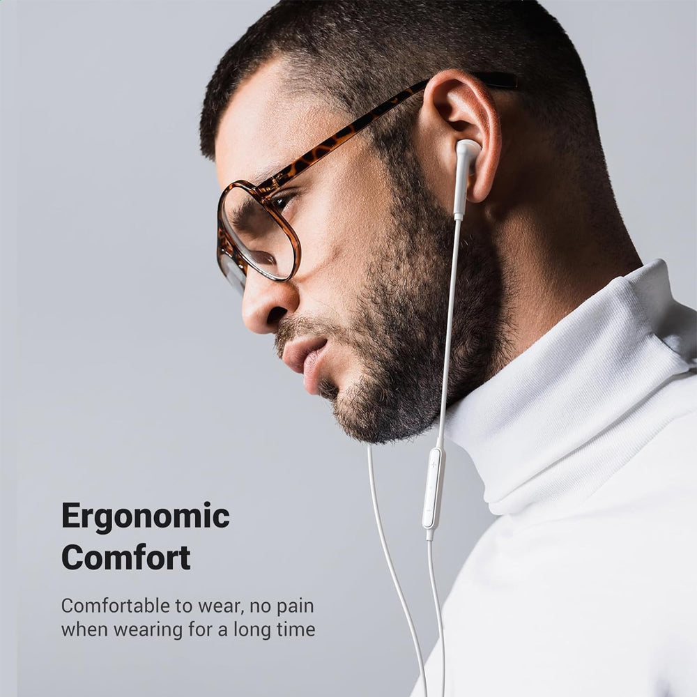 UGREEN HiTune USB C Wired In-Ear Earphones with In-Line Microphone and Controls for Phone, Tablet, Laptop, PC, Music Player, etc. | 60700