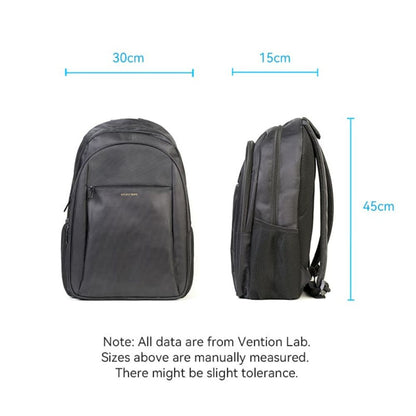 Vention 20L Water-Repellant Anti-Theft Laptop Backpack with Spacious Main Compartment, Front Multifunctiol Zippered Pocket, Front Pocket + Side Pocket | KRMB0