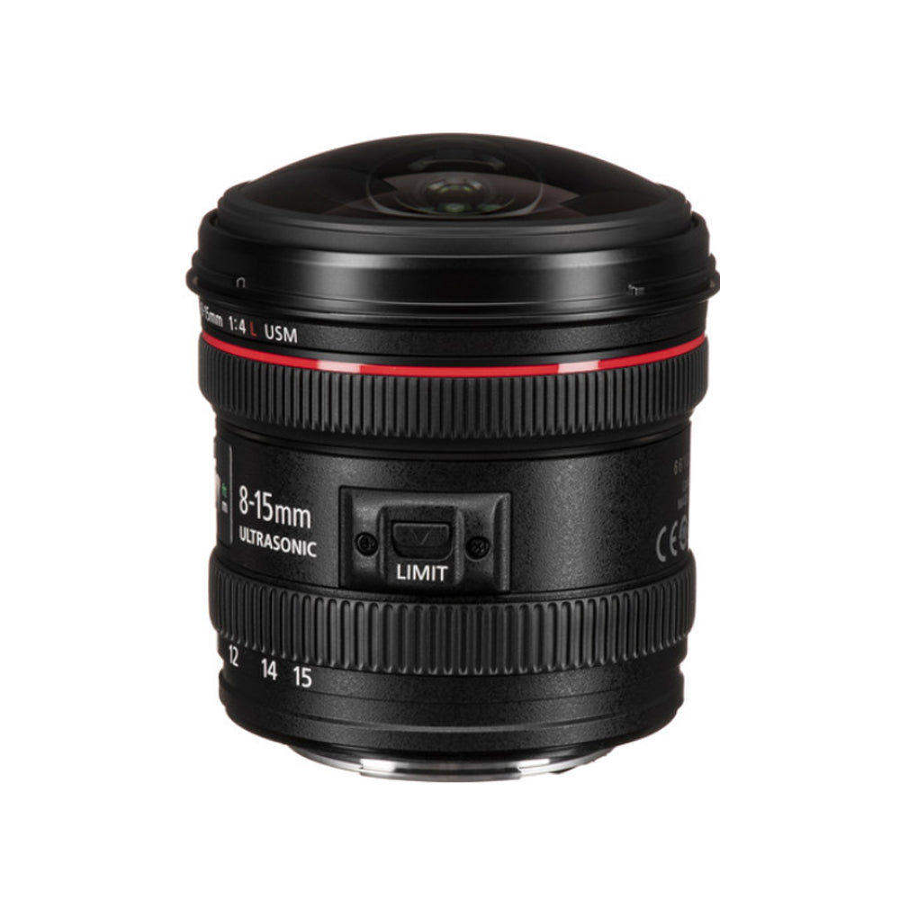 Canon EF 8-15mm f/4L Fisheye USM Zoom Lens with Full Frame Sensor