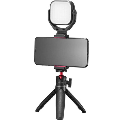 VIJIM by Ulanzi VL66 360 Rotatable LED Video Light with Cold Shoe 2000mAh Built-in Battery 3200K-6500K