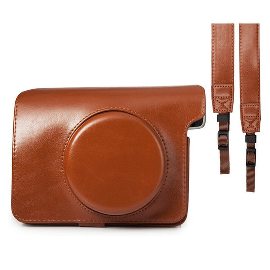 [CLEARANCE] Pikxi BW3 Fujifilm Instax Wide 300 Instant Camera Leather Bag Case Brown
