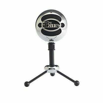 [CLEARANCE] Blue Snowball Omnidirectiol Cardioid USB Condenser Microphone with Accessory Pack for Streaming, Podcasting, and VoIP