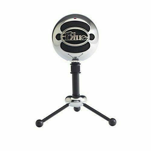 [CLEARANCE] Blue Snowball Omnidirectional Cardioid USB Condenser Microphone with Accessory Pack for Streaming, Podcasting, and VoIP