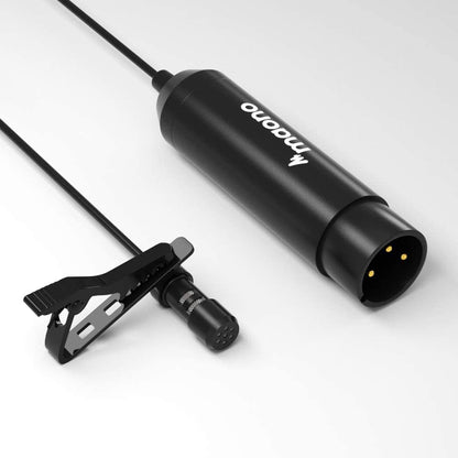 [CLEARANCE] Maono AU-XLR10 Omnidirectiol Lavalier Lapel Microphone 6.39ft Phantom Power High Sensitivity and Flat Frequency for Youtube Recording, Podcast, Webir, Vlog and Interview XLR-10 XLR10 XLR