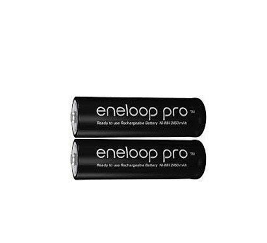 Panasonic Smart & Quick Charger with 3-Color LED with Eneloop Pro AA Battery Set of 4 (Black) | K-KJ55HCC40T