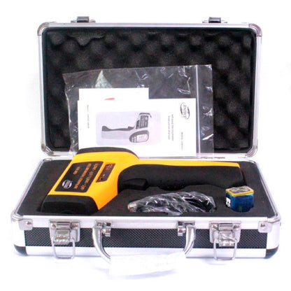 Benetech GM1651 Non Contact Thermometer Laser Temperature Gun Infrared Thermometer -30° to 1650° Celcius with USB interface to connect your PC.