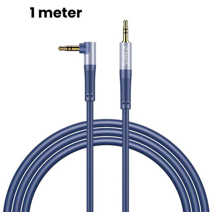 ORICO 3.5mm TRS Jack Hi-Fi Stereo Audio Cables with 90° to 180° Male Auxiliary Connectors, Gold-plated Plugs, and Bendable Silicone Jacket for Smartphones, Computers, Laptops, Headphones, Televisions, Speakers, Amplifiers, Music Players