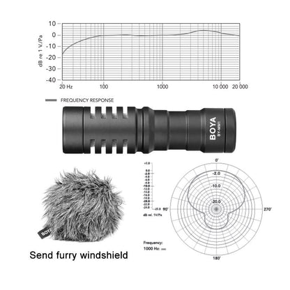 [CLEARANCE] Boya BY-MM1+ Plus Shotgun Microphone for Smartphones, Cameras, PC, Recorders, Tiktok, Livestream Vlogging Youtube