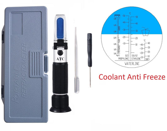 [CLEARANCE] Eagletech COOLANT 01 ATC Glycol Refractometer Car Antifreeze Battery Acid Engine Coolant Tester Tool
