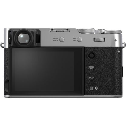 Fujifilm X100V / X100VI APS-C Mirrorless Digital Camera with Fujinon 23mm F/2 Wide-Angle Prime Lens, Touchscreen LCD, Wireless Connectivity and Film Simulation Modes (Black, Silver)
