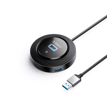 [CLEARANCE] ORICO 0.3M 1.8M 4 Port USB A Round Hub with USB-A 2.0 / 3.0 Outputs, 5Gbps Data Transfer Rate for Windows, Mac OS, Linux | YK1-U2