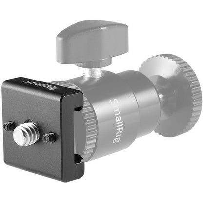 SmallRig Cold Shoe Mount Adapter Bracket Hot Shoe with 1/4" Thread for Camera Cage - 2-Pack - 2060