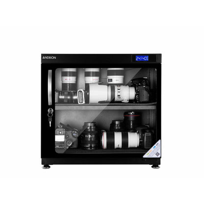 [CLEARANCE] Andbon AD-80HC Horizontal Dry Cabinet Box 80L Liters Digital Display with Manual Humidity Controller AD80HC
