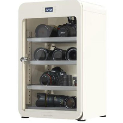 EIRMAI Electric Automatic Digital Control Dry Cabinet with Touch Panel & Combition Lock for Photography Gears & Cameras