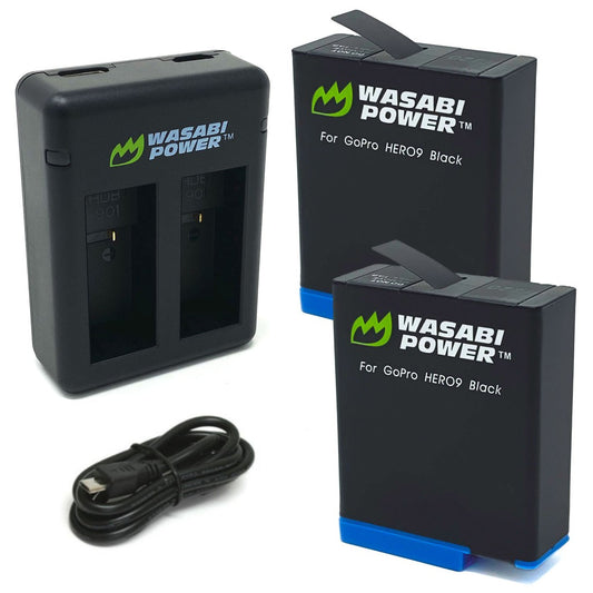 [CLEARANCE] Wasabi Power Battery for GoPro HERO9 and Dual USB Charger