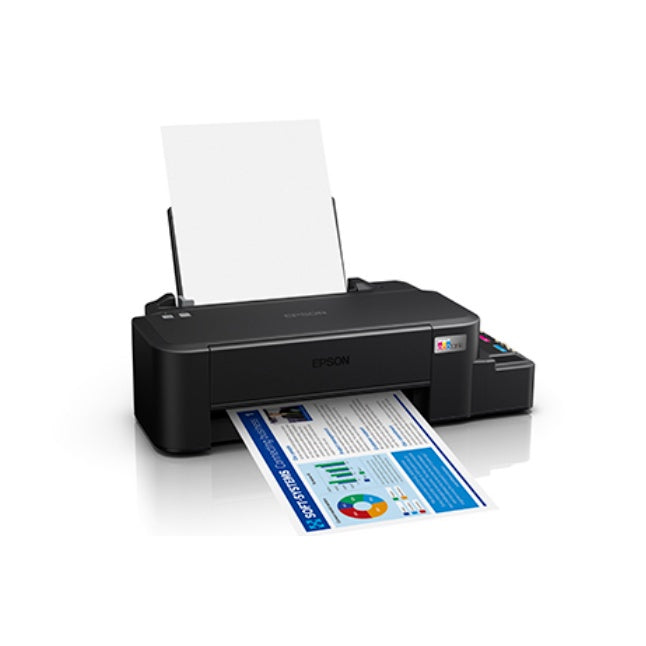 Epson EcoTank L121 A4 Ink Tank Colored Printer with Ink Efficient and Ultra-High Page Yield, 9.0 ipm Print Speed, Heat-Free Technology with USB 2.0 for Home and Commercial Use