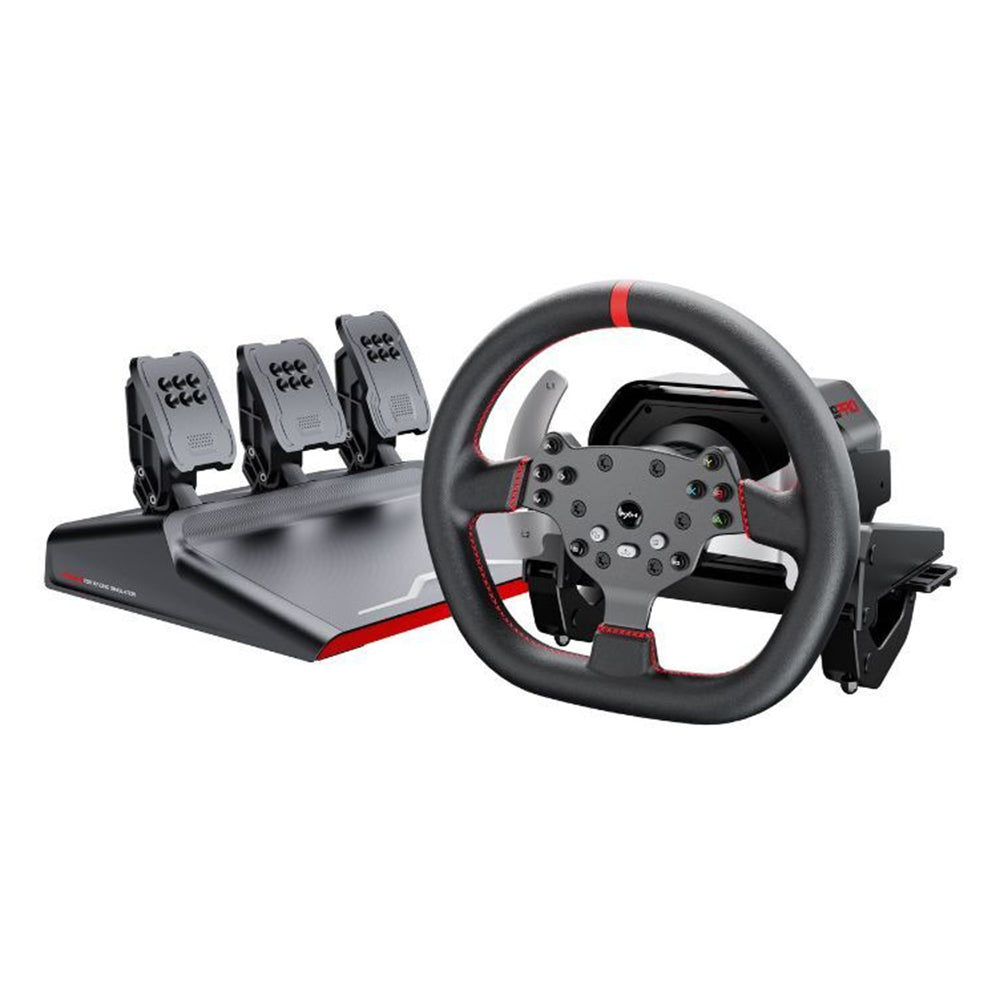 PXN V10 Series Racing Controller with 900° Force Feedback, Detachable Steering Wheel, Dual Paddle Shifters, Adjustable Pedals, 6-Speed Shifter (Pro) for PC, PS4 / PS5 Pro, Xbox Series, Gaming & Console Accessories