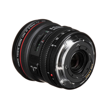 Canon EF 8-15mm f/4L Fisheye USM Zoom Lens with Full Frame Sensor Format and Wide Angle Focal Length for EF Mount DSLR Camera Body