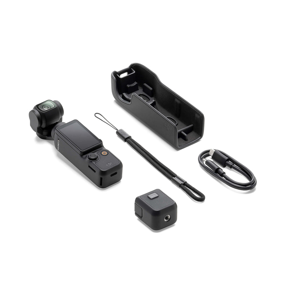 DJI OSMO Pocket 3 4K Gimbal Camera with 120fps Video 1" CMOS Sensor 3-Axis Stabilization Rotating Touchscreen Display with AI Face Tracking for Vlogging & Travel Content Creator