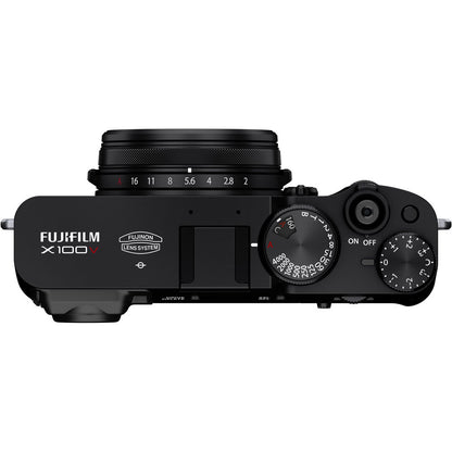 Fujifilm X100V / X100VI APS-C Mirrorless Digital Camera with Fujinon 23mm F/2 Wide-Angle Prime Lens, Touchscreen LCD, Wireless Connectivity and Film Simulation Modes (Black, Silver)