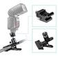 [CLEARANCE] Pxel AA-CT2 Spring Clamp with Metal Ball Head with Hot Cold Shoe Mount for Speedlight Flash Microphone Camera