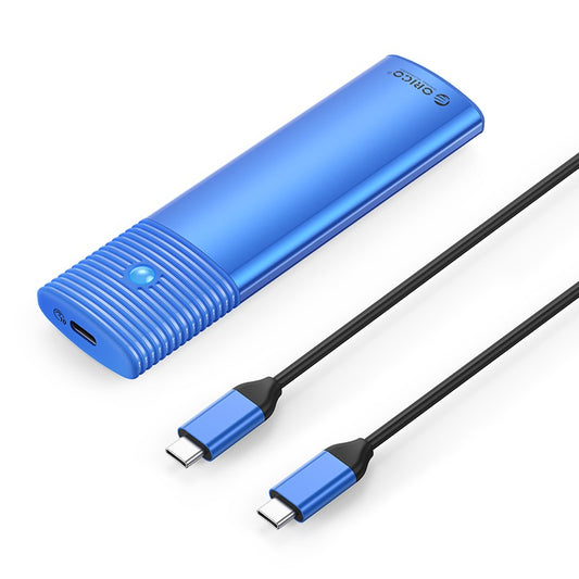 [CLEARANCE] ORICO PWM2-G2 NVMe to USB 3.2 Gen2 USB Type C M.2 SSD Enclosure Tool-Free with USB Type C to USB Type C Cable, 10Gbps Fast Data Transmission Rate, 4TB Max. Supported Capacity, Support NVMe Protocol & UASP, Windows, macOS, Linux