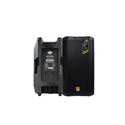 KEVLER ZLX-15 15 1000W 2-Way Bass Reflex Full Range Passive Loud Speaker (PAIR) with Multiple Handles, Bottom Pole Mount, Multi Angle Enclosure and Easy Daisy-Chain Loop Connection