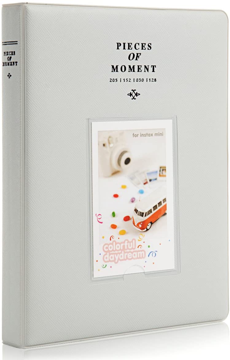 [CLEARANCE] Pikxi AM128 128-Sheet Photo Album for Fujifilm Instax Mini Instant Camera Leather