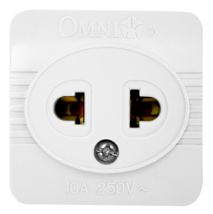 OMNI Surface Convenience Outlet Socket 10A 220V (1 Gang, 2 Gang, 3 Gang, 4 Gang) for Electronics Appliances | WSO-00