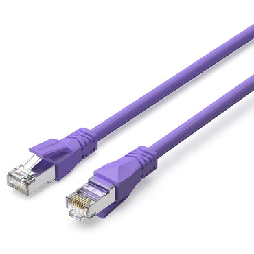 Vention CAT.6A RJ45 Ethernet Network SFTP Flexible Patch Cable with Up To 1000Mbps Transmission Speed for Home and Industrial Networking (Purple) (0.2m, 4m, 6m) | IBMVA | JG Superstore