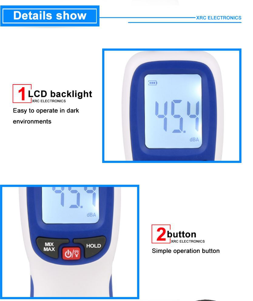 [CLEARANCE] Wintact by Benetech WT85 Sound Level Noise Decibel Meter Tester