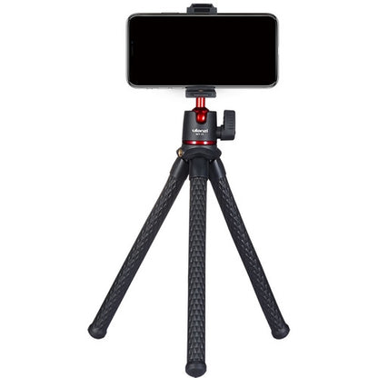 Ulanzi MT-11 Flexible Octopus Mobile Phone Camera DSLR Mirrorless Tripod 2 in 1 with Foldable Clip Magic Arm, 1/4"-20 Extension Port for Youtube Tiktok Vlog Vlogging Livestream Streaming Video