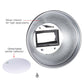 [CLEARANCE] Pxel ST-1F 5.9inch /15cm Silver Beauty Dish Diffuser with 30 Degree Honeycomb for Canon Nikon Yongnuo Godox Neewer Vivitar On-camera Flash Speedlite Photography