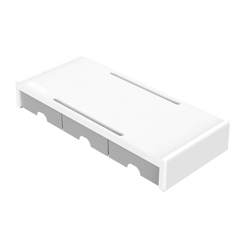 ORICO ABS Plastic PC Monitor Stand Riser (50 x 22 x 7.4cm) / (50 x 22 x 14.5cm) with Bottom Storage Drawers  for Desktop Computer  and Organizers