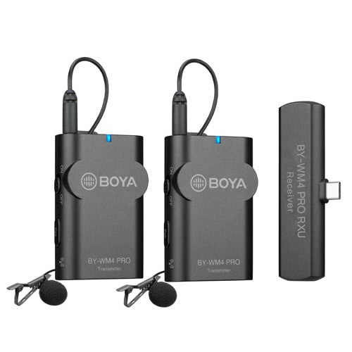 [CLEARANCE] Boya BY-WM4 PRO-K6 Dual-Channel Digital Wireless Microphone System for Android and other Type-C Devices