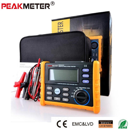 [CLEARANCE] PeakMeter MS5203 Alog and Digital 1000V Insulation Resistance Tester megger meter 0.01~10G Ohm with Multimeter