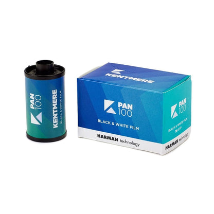 ILFORD Kentmere PAN 100 35mm ISO 100 Medium Speed Black & White Fine Grain Negative Film with 36 Exposures for Film Camera Photography