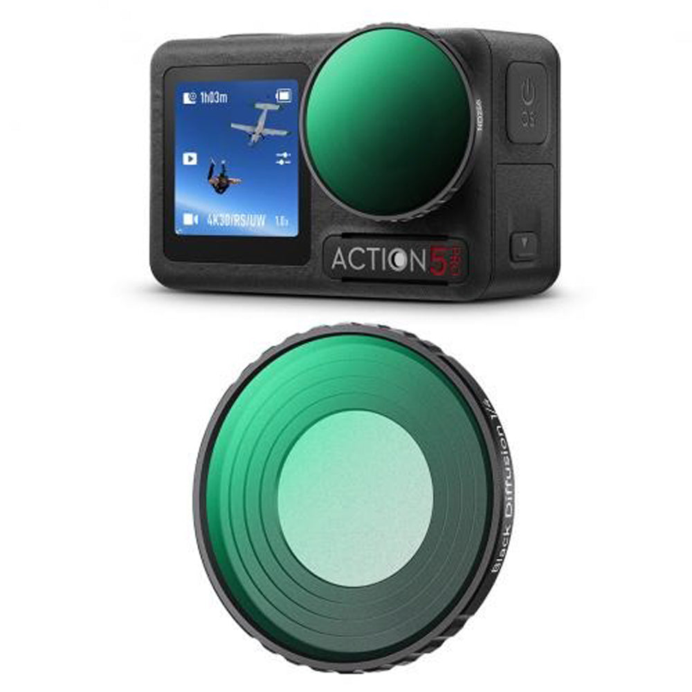 K&F Concept Nano-X Series 2 in 1 Hybrid ND8 / 16 / 32 / 64 / 256 / 1000 + CPL Neutral Density Circular Polarizing Lens Filter Kit Set for DJI Osmo Action 4 5 PRO Action Sports Camera w/ 3-10 Stops, Anti Glare, Multi Layer Coated AGC Glass