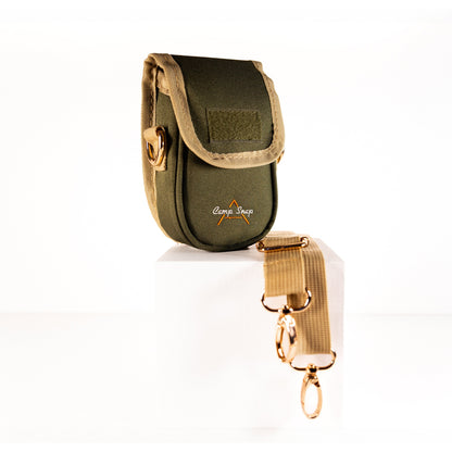 Camp Snap Camera Bag for V103B Digital Camera with Nylon Fabric Material, Belt Loop and Adjustable Shoulder Strap | Black, Green, White