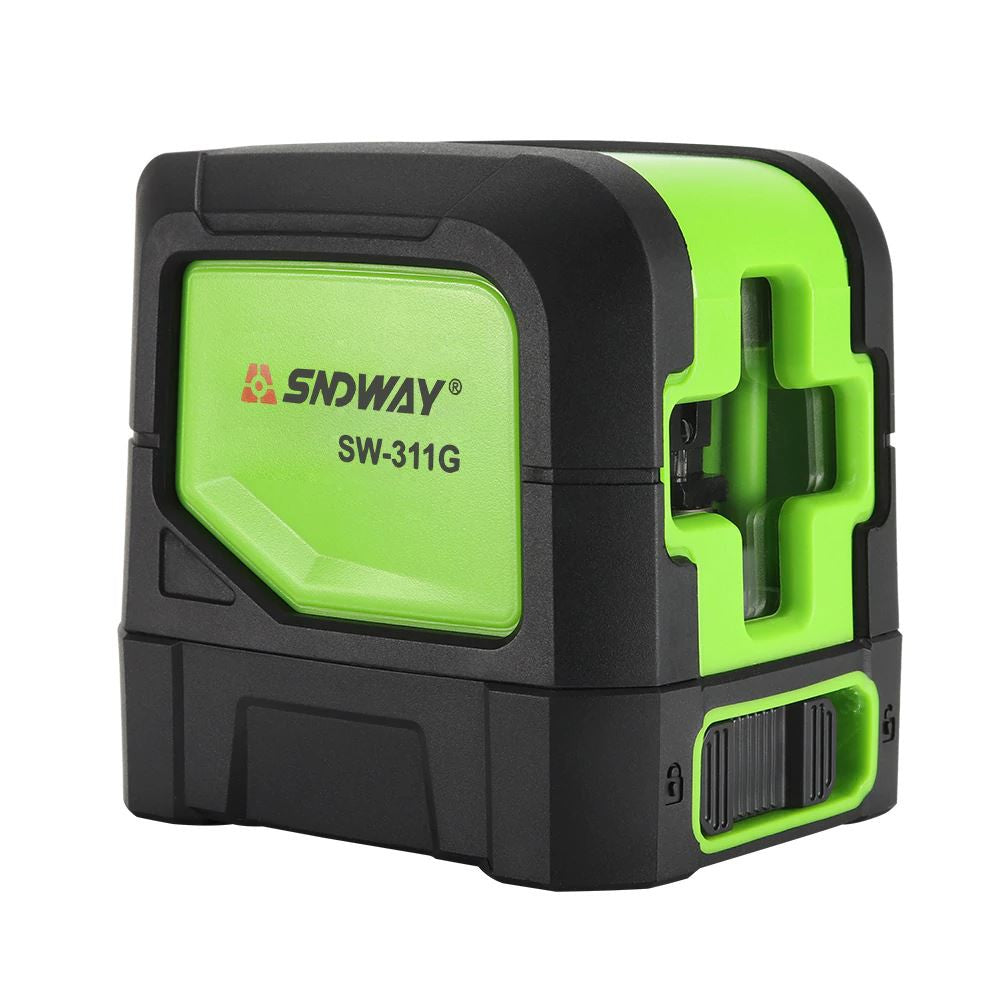 SNDWAY SW-311G LASER LEVEL Green Laser Beam 2 Cross Lines Vertical Horizontal Self-Levelling Laser
