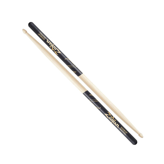 Zildjian Hickory Wood Drumsticks Acorn Tip for Drums and Cymbals (Black/Natural) | Z5AACD