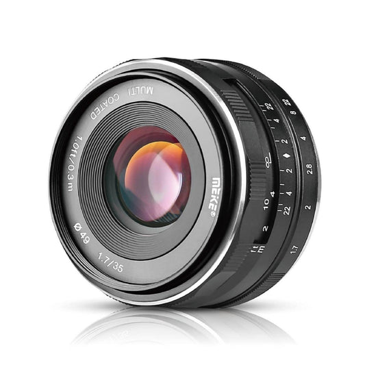 Meike MK-35mm 35mm F1.7 Large Aperture Manual Focus Fixed Lens for Canon EF-M EOS M1 M2 M3 M5 M6 M10 M100