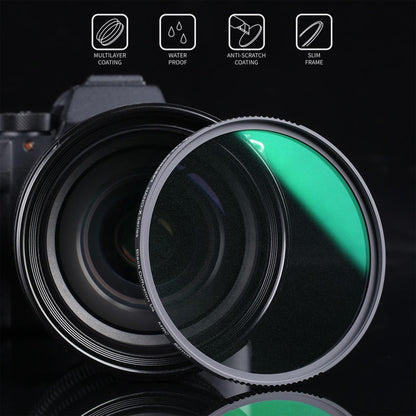 K&F Concept Black Mist 1/4 Density Nano-X Lens Filter w/ Cinebloom Black Diffusion Special Effects (37mm, 40.5mm, 43mm, 46mm, 49mm, 52mm, 55m, 58mm, 62mm, 67mm, 72mm, 77mm, 82mm, 86mm, and 95mm)