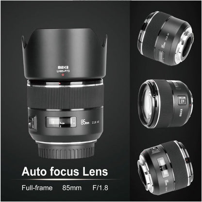 Meike MK-85mm 85mm F1.8 Canon Lens AF Auto Focus Telephoto Portrait Prime Lens for Canon DSLR