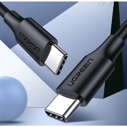 UGREEN USB-C 2.0 to Type C Cable 3A Fast Charging 480Mbps Data Transfer for Smartphone, Tablet, Laptop, (Black) (1M) | 50997