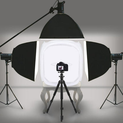 Pxel LT50 50x50cm Photo Soft Box Photography Light Tent Cube Softbox for Camera Studio Product Photography with 4 Backdrops