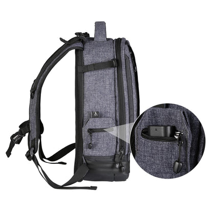 K&F Concept Large DSLR Camera Backpack Fit for Nikon Canon Camera & Laptop, Tripod for Travel Outdoors