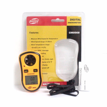 Benetech GM8908 Digital Wind Speed Anemometer with Wind Chill Temperature Thermometer Function